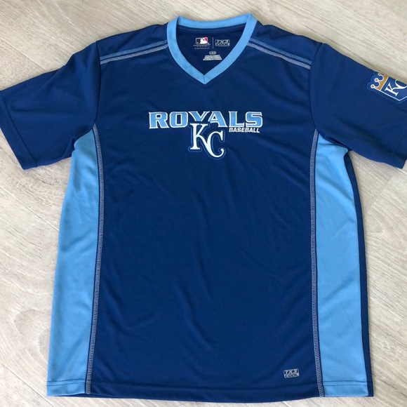 Kansas City Royals 2 MLB Men’s Shirts : V-Neck TX3 Cool & Cotton T-Shirt… - Picture 1 of 12